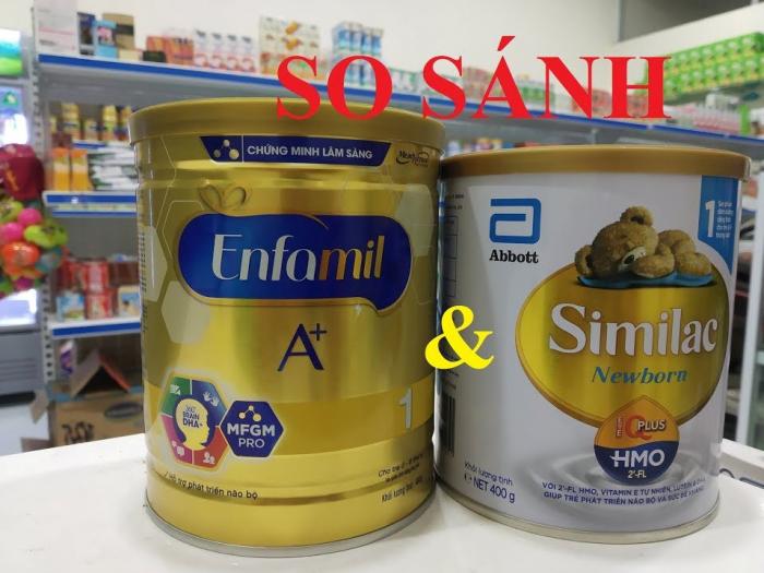 So sánh sữa Similac và Enfamil cho trẻ dưới 12 tháng tuổi