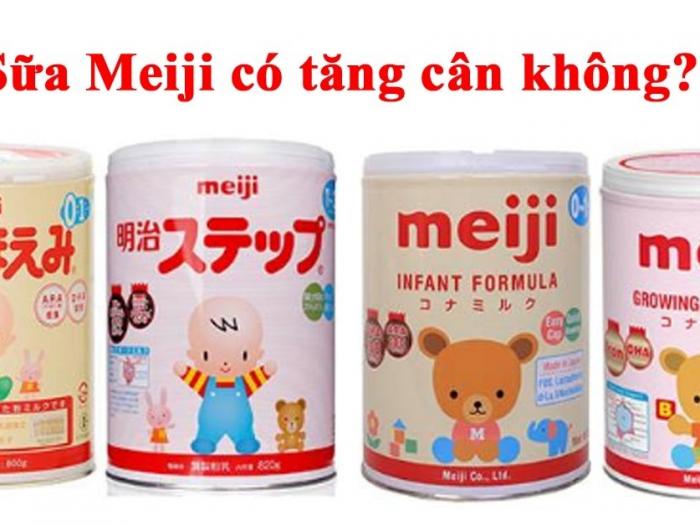 Sữa Meiji có tăng cân không?