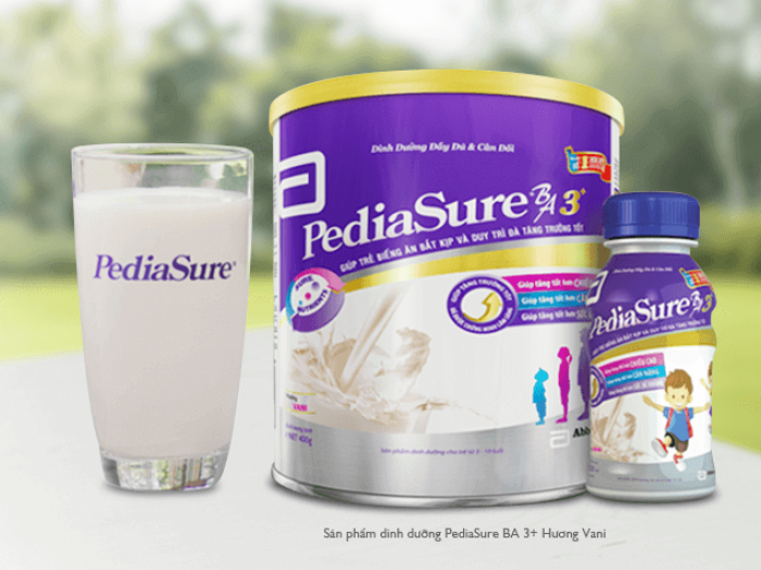 Trẻ uống sữa Pediasure có tăng cân không?