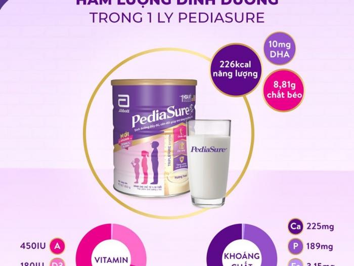 Hướng dẫn sử dụng sữa Pediasure đúng cách