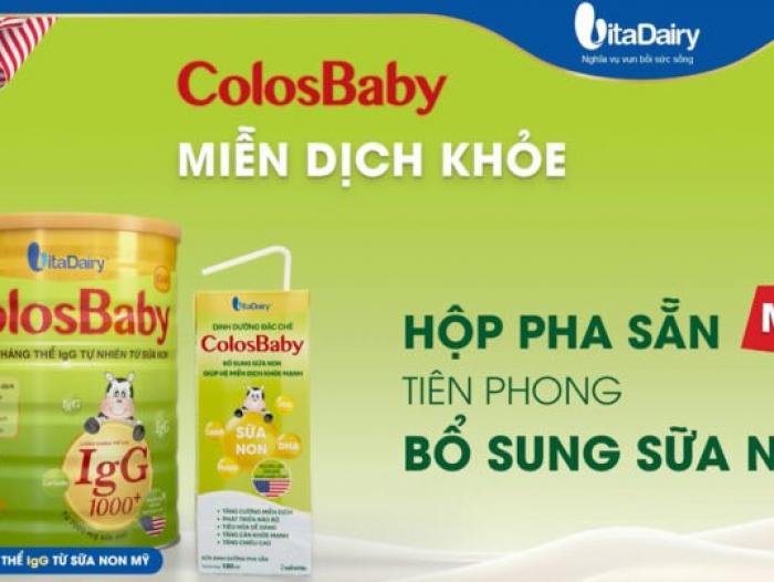 Nên chọn sữa Colosbaby pha sẵn hay sữa bột?