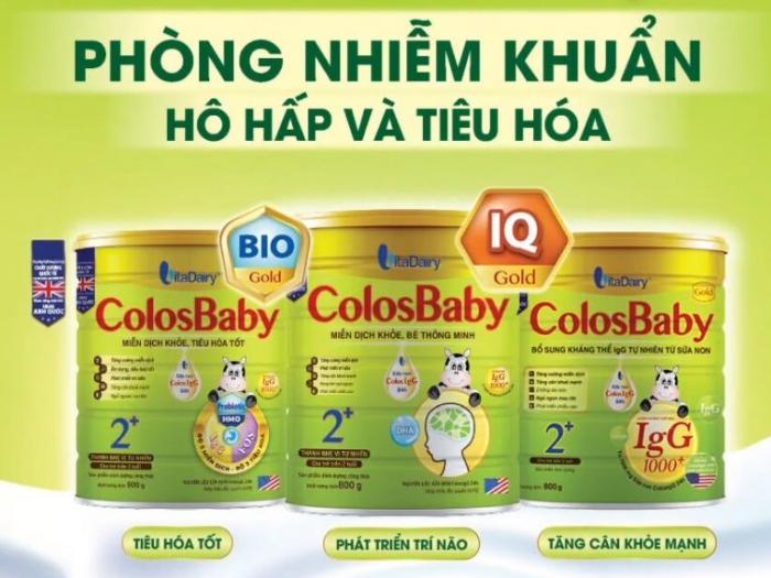 Phân biệt 3 loại sữa Colosbaby 1 Gold - IQ - BIO như thế nào?