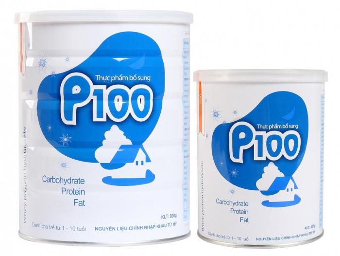 Sữa P100 giá bao nhiêu tiền?