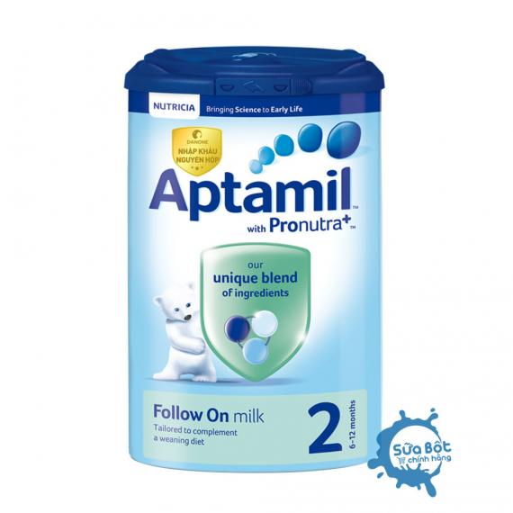 Sữa Aptamil Anh 2 900g (cho trẻ từ 6-12 tháng tuổi)