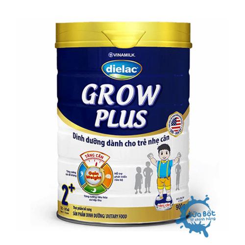 Sữa Dielac Grow Plus 2+ Xanh 900g (dành cho trẻ nhẹ cân từ 2-10 tuổi)