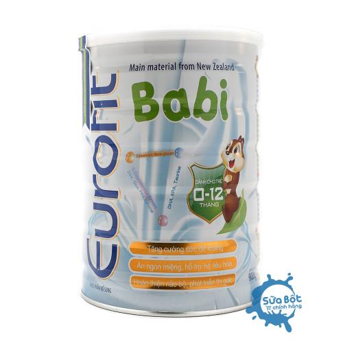 Sữa eurofit Babi 900g (dành cho trẻ từ 0 - 12 tháng)
