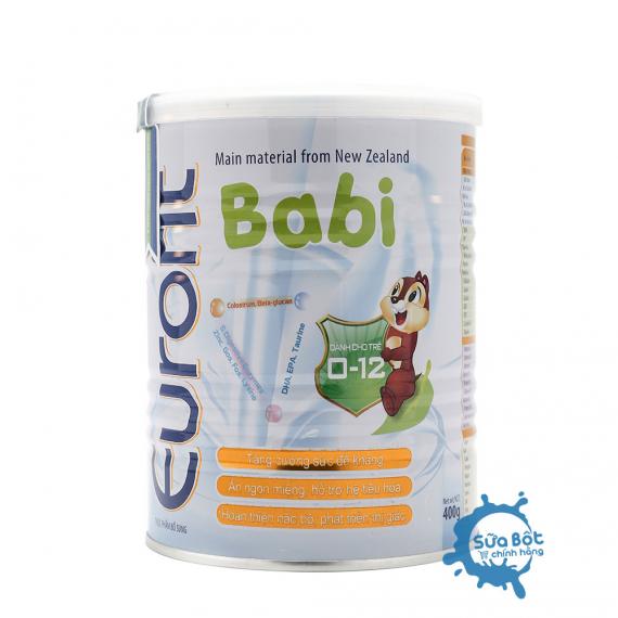 Sữa Eurofit Babi 400g (dành cho trẻ từ 0-12 tháng)
