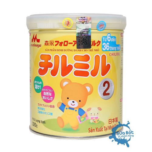 Sữa Morinaga 2 320g (dành cho trẻ từ 6-36 tháng)