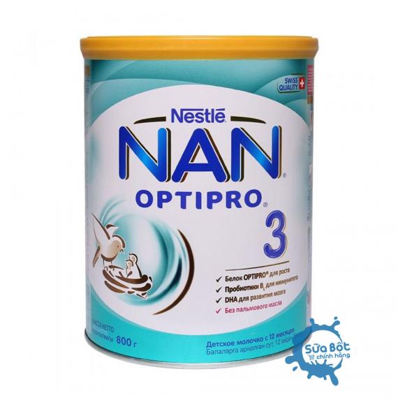 Sữa Nan Nga Optipro 3 800g (dành cho trẻ trên 1 tuổi)