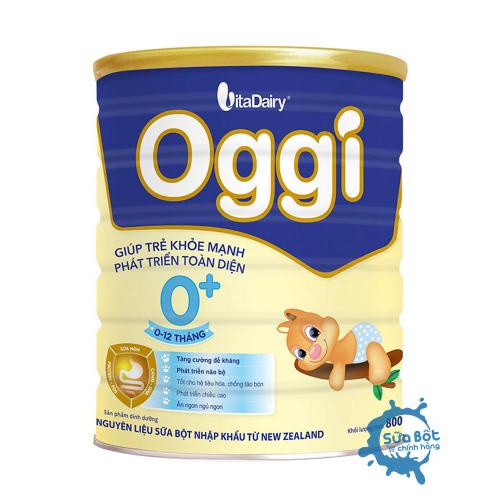 Sữa Oggi 0+ 800g (dành cho trẻ từ 0-12 tháng tuổi)
