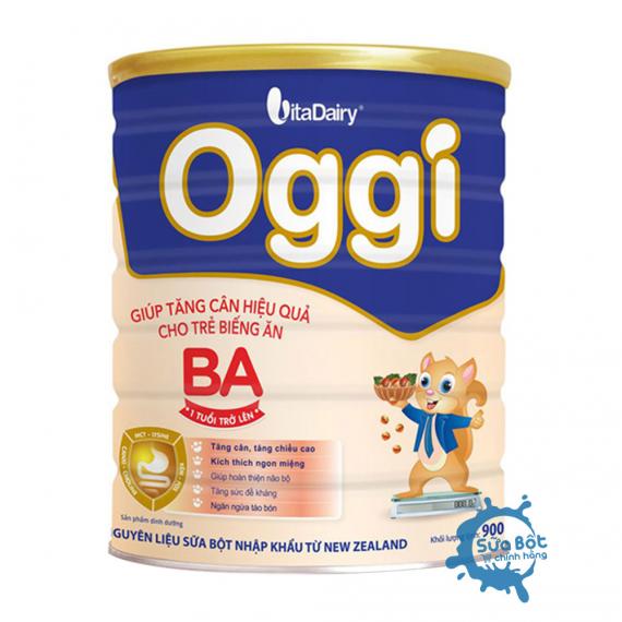 Sữa Oggi BA 900g (dành cho trẻ biếng ăn từ 1 tuổi trở lên)