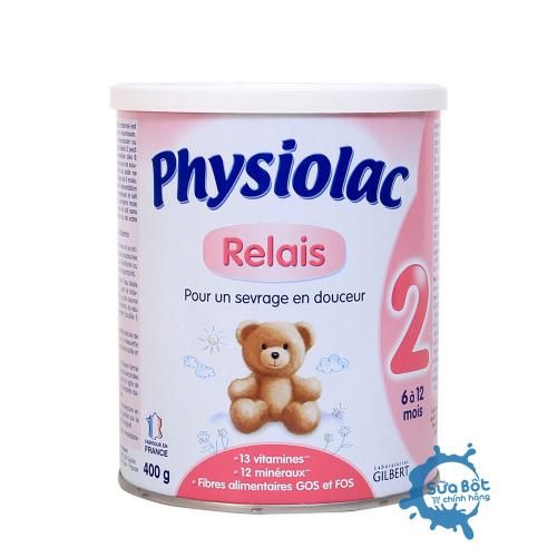 Sữa Physiolac 2 400g (dành cho trẻ từ 6-12 tháng)