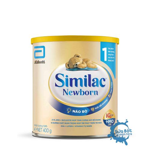 Sữa Similac 1 HMO Newborn 400g mẫu mới (dành cho trẻ từ 0 - 6 tháng)