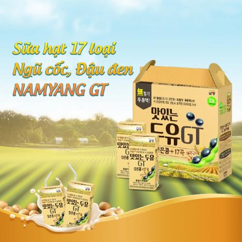 Sữa hạt 17 loại ngũ cốc, đậu đen Namyang GT